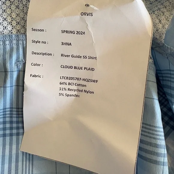 NWT Orvis Women’s River Guide Shirt - Picture 4 of 10